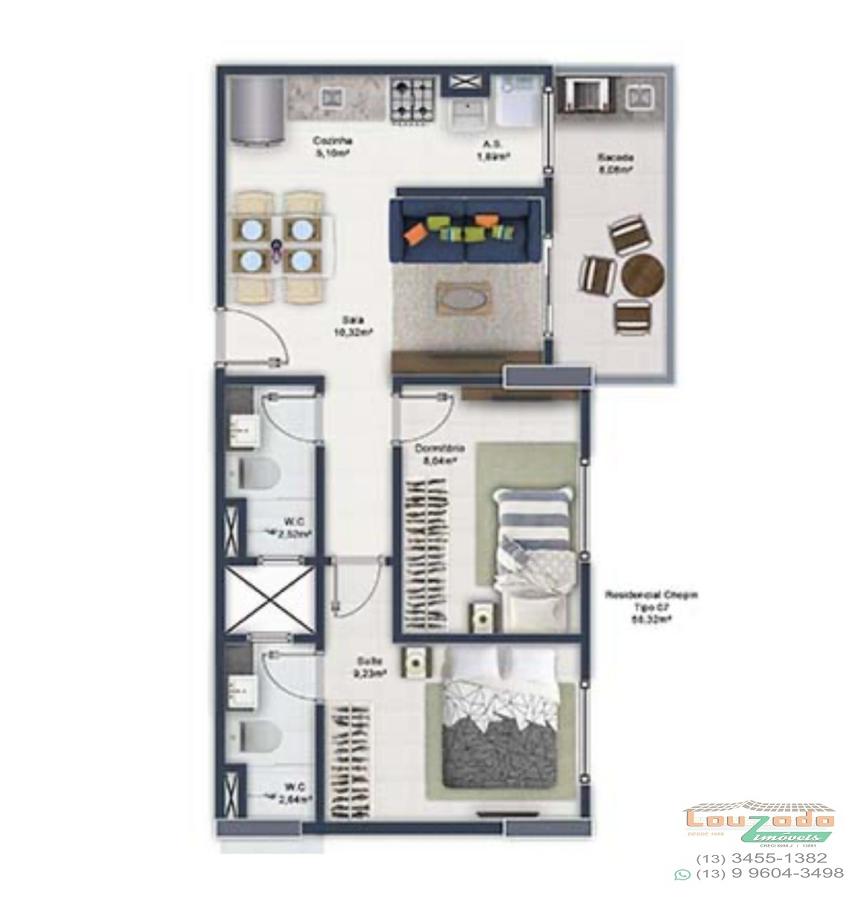 Apartamento, 2 quartos, 57 m² - Foto 19